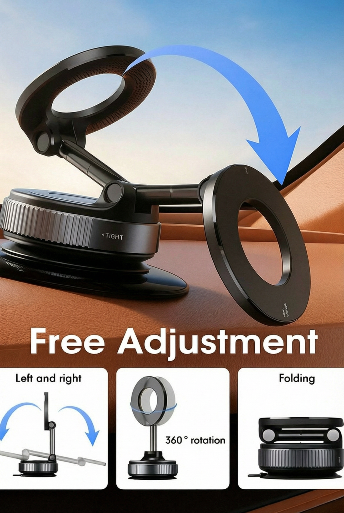 MagGrip Pro – Vaccum Magnetic Phones Holder